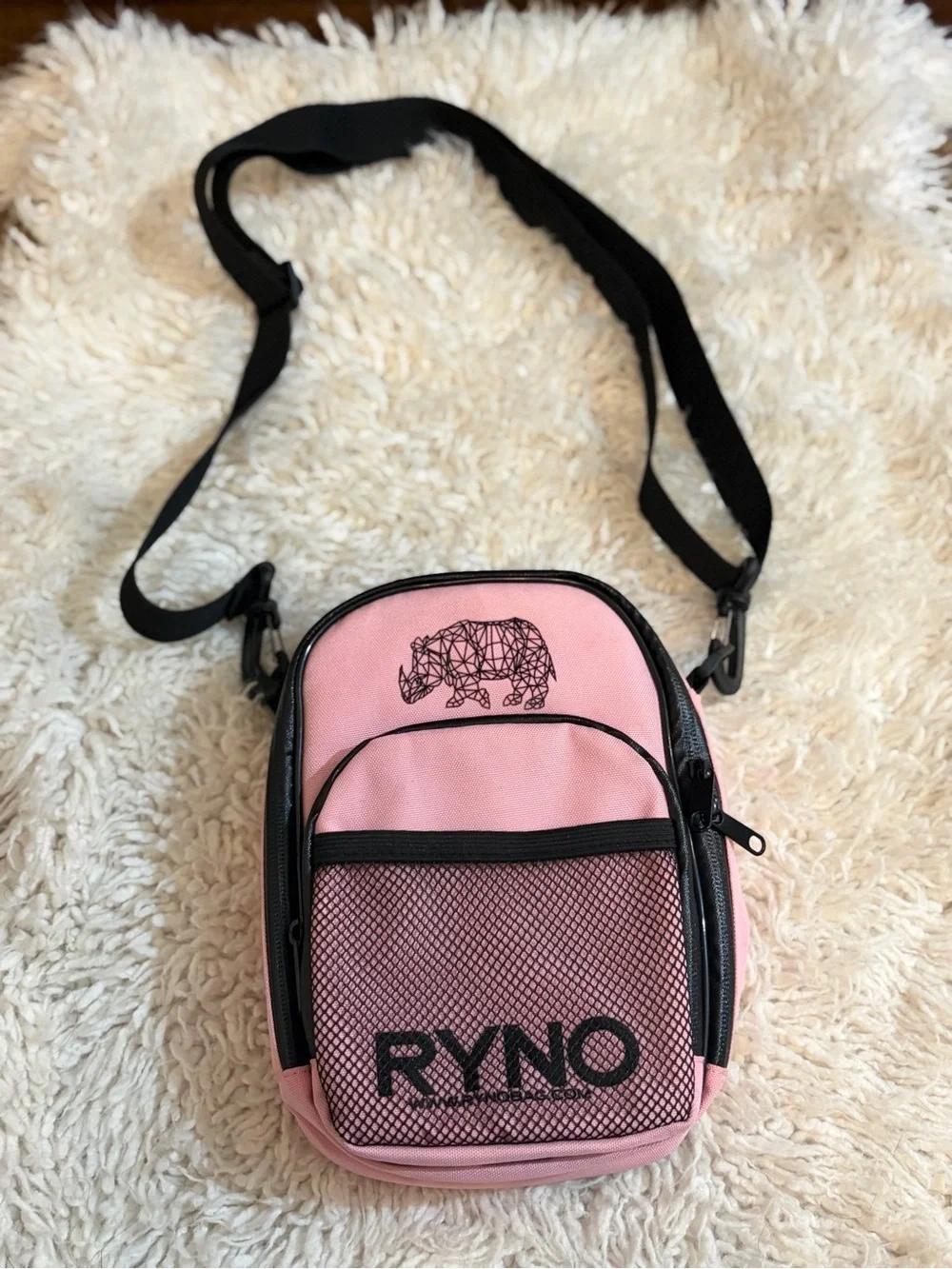 Pink Crossbody Smellproof Bag